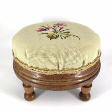 Wool needlepoint footstool for sale  Shipping to Ireland