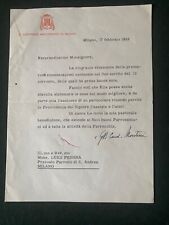 Lettera firmata giovanni usato  Milano