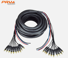 Cable Medusa de audio para automóvil PRV Audio SNAKE 10RCA-30 30 pies 10 canales RCA + 3 potencias segunda mano  Embacar hacia Mexico