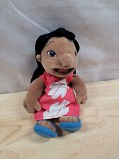 "Disney Lilo And Puntada Peluche Muñeca Lilo Niña Vestido Rojo Hawaiano Juguete de Peluche 10" segunda mano  Embacar hacia Argentina