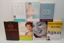 Lote de 7 livros Joyce Meyer ensinamentos cristãos religiosos espirituais 5 HC 2 PB comprar usado  Enviando para Brazil