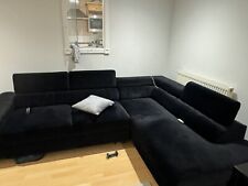 black corner sofa bed for sale  LONDON