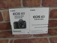 Manual de instrucciones/guía del usuario para cámara Canon EOS 6D (WG) (N) en inglés segunda mano  Embacar hacia Argentina