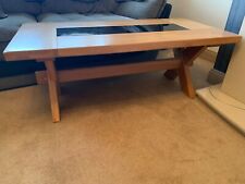 large square glass coffee table for sale  ST. HELENS