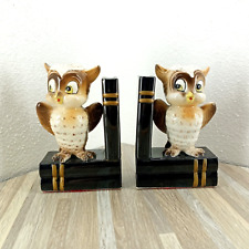 Ceramic owl bookends for sale  Jacksonville