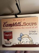 Campbells soups tin for sale  Elgin