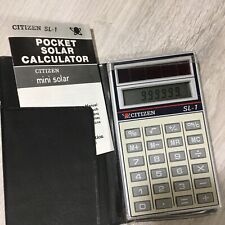 Citizen calcolatrice vintage usato  Tivoli