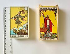 Vintage Rider Waite RSW Tarot complete deck NO COPYRIGHT on cards for sale  Shipping to Canada