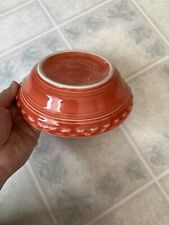 Vintage Fiesta HLC USA Paprika Orange 6" Mouth bowl cereal soup scalloped edge for sale  Shipping to South Africa