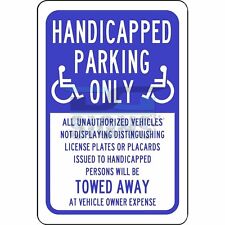 Handicapped parking aluminum for sale  Burbank