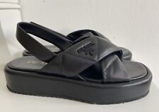 Prada sandalen schwarz gebraucht kaufen  Kaiserswerth