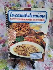 Ancien carnets cuisine d'occasion  La Rochette