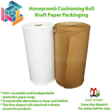  Eco Friendly Honeycomb Cushioning bubble wrap roll Gift Packing Kraft paper , used for sale  Shipping to South Africa