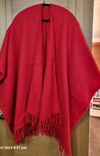 Red woollen cape for sale  WORTHING