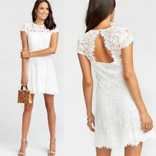 Show Me Your Mumu SMYM Alice Alyce Dress Darling Lace White Cotton Sz M New, used for sale  Shipping to South Africa