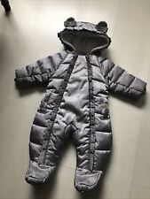 Used, Ted Baker Baby Silver Snowsuit All In One Pram Suit 0-3 Mths  Used Cute Cosy for sale  Shipping to South Africa