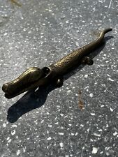 Antique brass alligator for sale  CLEATOR MOOR