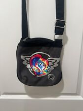 "Cartera de lona negra My Little Pony Equestria para niñas con correa ajustable 13"" - 26", usado segunda mano  Embacar hacia Argentina