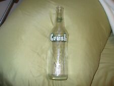 Vintage Crush 10 oz Clear Glass Soda Pop Bottle Evanston, ILL A1 for sale  Shipping to South Africa