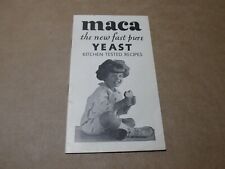 1937 Fermento de Maca Fazer Pão Receitas Panfleto Livro Cozinha Receitas Testadas comprar usado  Enviando para Brazil