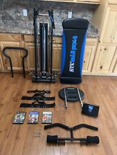 TOTAL GYM XLS PILATES BAR WING BAR SQUAT STAND 3 DVD'S WORKOUT CARDS EXCELLENT for sale  Manchester