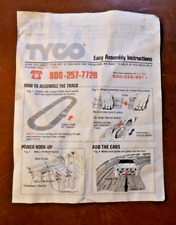 Usado, Vintage Tyco Slot Car Track Montagem Instruções Literatura comprar usado  Enviando para Brazil