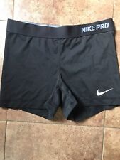 Nike Pro Dri Fit compression shorts running bike exercise casual yoga pilates sm for sale  Manchester