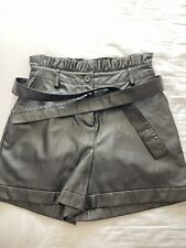 Leather look shorts for sale  NEWTON-LE-WILLOWS