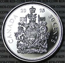 BU UNC Canada 2015 50 cent 50c half dollar coin from mint roll na sprzedaż  Wysyłka do Poland
