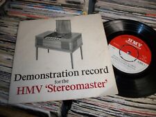 Hmv stereomaster demonstration for sale  HOLSWORTHY