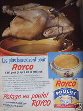 Publicité 1956 royco d'occasion  Compiègne