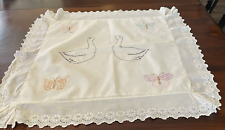 Vintage embroidered geese for sale  Ventura