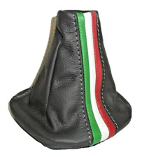 Fiat Panda Gear Stick Gaiter couro real cinza 2004 - 2012 com tricolor comprar usado  Enviando para Brazil