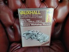 Vauxhall omega workshop for sale  BURNTISLAND