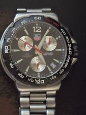 TAG HEUER Formula 1 Indy 500 cronógrafo CAC111A relógio de pulso masculino quartzo SS *LEIA comprar usado  Enviando para Brazil