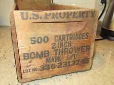 vintage wood ammunition box for sale  Ashland