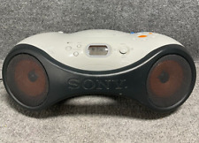 Sony S2 CD AM/FM Rádio Boombox ZS-X3CP, Sistema de Áudio Pessoal, Megabass Branco comprar usado  Enviando para Brazil