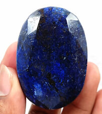 Zafiro azul profundo africano 200 quilates certificado natural corte ovalado piedra preciosa suelta KKE segunda mano  Embacar hacia Mexico