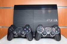 Playstation 3 Super Slim Nera + 2 Controller Dualshock PS3 Sony Originale na sprzedaż  Wysyłka do Poland