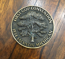 Medalha de Bronze Cadillac Vintage Convenção GOP 1980 Detroit, Michigan comprar usado  Enviando para Brazil