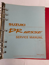 FABRICANTE DE EQUIPOS ORIGINALES Suzuki DR125SE Manual de Servicio en carpeta Suzuki con suplemento 1994-1995, usado segunda mano  Embacar hacia Argentina