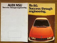 Nsu sales brochure for sale  SEAHOUSES