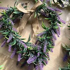 lavender heart wreath for sale  CARNFORTH