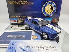 Used, FRANKLIN MINT LIMITED EDITION 2007 FORD MUSTANG SHELBY GT500 **RARE/IMMACULATE  for sale  Shipping to South Africa