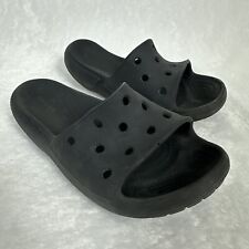 Crocs Klapki Damskie Rozmiar 8 Męskie Rozmiar 6 Klasyczne Sandały wsuwane Jednolite Czarne na sprzedaż  Wysyłka do Poland