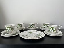 Royal Albert Trillium Tea Cup Saucers Plate Trios Cake Set x17 Pieces for sale  Shipping to South Africa