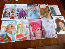 Used, Lot 10 Digest Size Crochet, Knit patterns, Baby, Throws, Hats, Scarves for sale  Shipping to South Africa