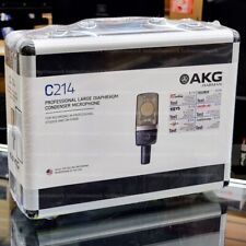 Microfone condensador de estúdio AKG C214 microfone de gravação LOJA DEMO lacrado caixa aberta comprar usado  Enviando para Brazil