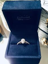 Zales Enchanted Disney Pear Brilliant Merida Engagement Diamond Ring Size 9 for sale  Corry