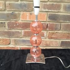Glass table lamp for sale  Shipping to Ireland